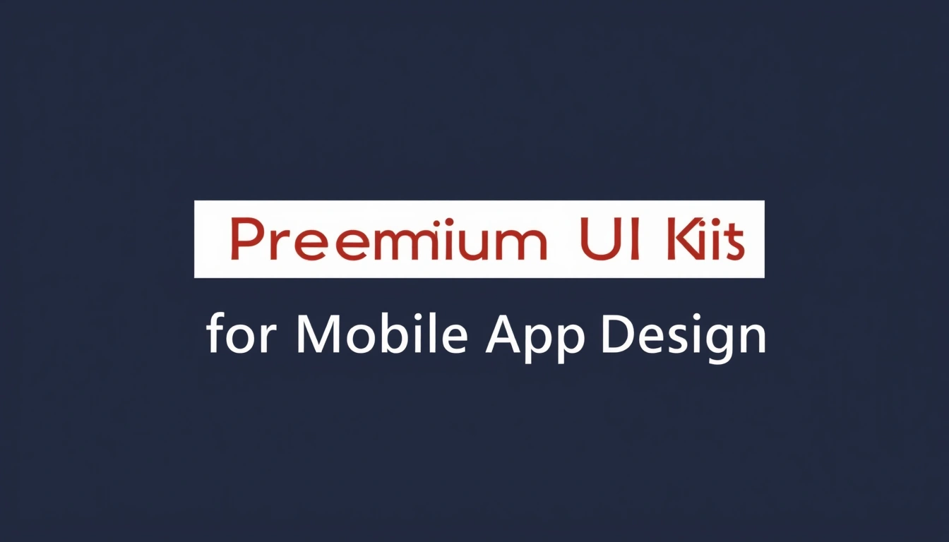 Best Premium UI Kits for Mobile App Design Best Premium UI Kits for Mobile App Design