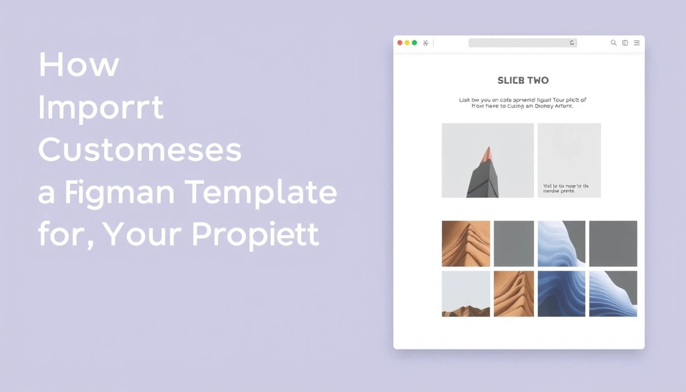 How to Import and Customise a Figma Template for Your Project