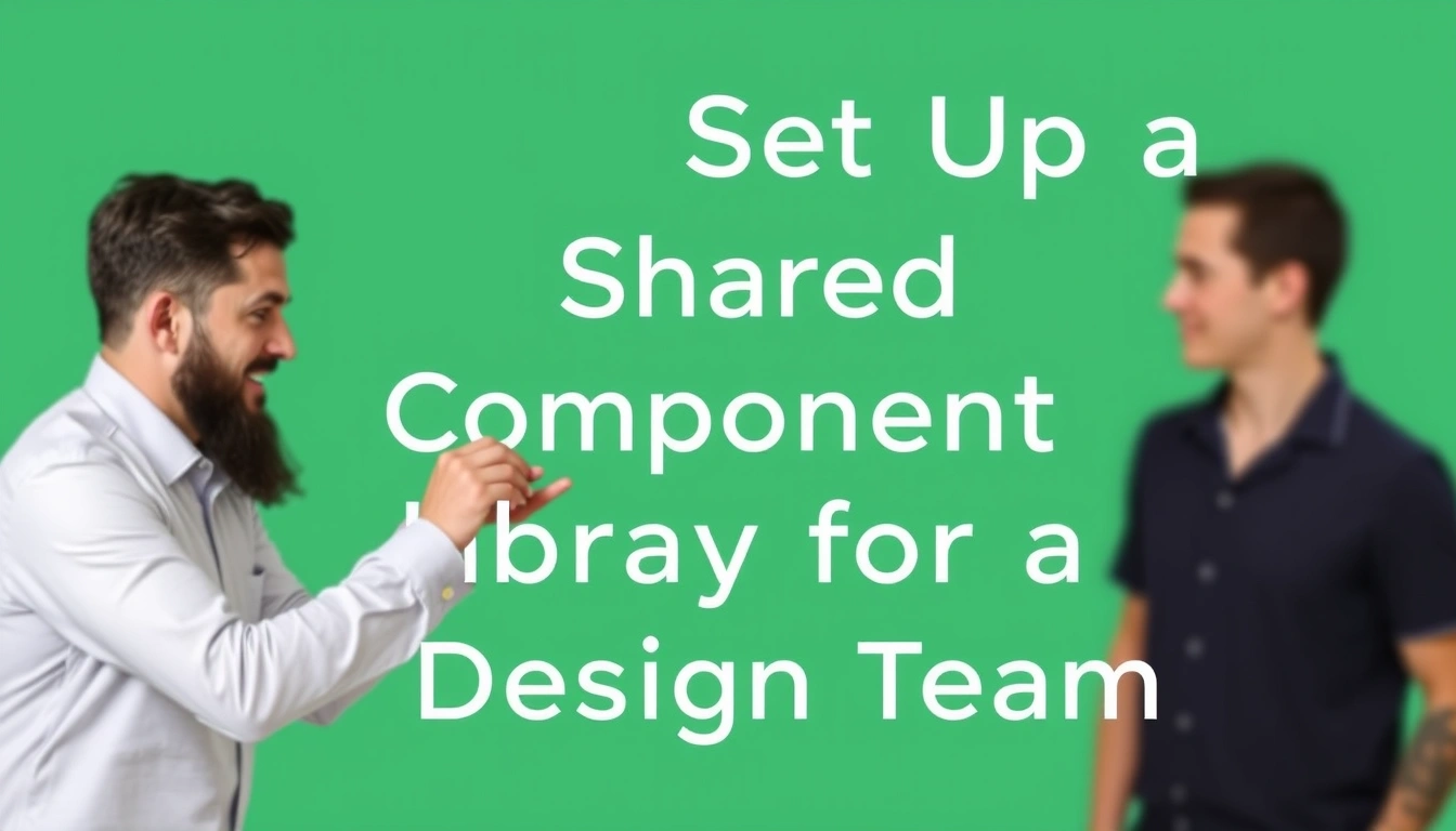 How to Set Up a Shared Component Library for a Design Team