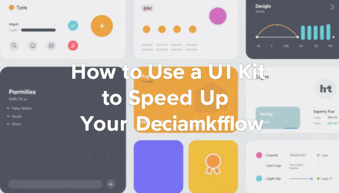How to Use a UI Kit to Speed Up Your Design Workflow
