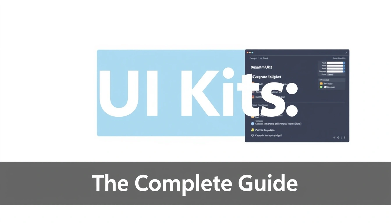 UI Kits — The Complete Guide UI Kits — The Complete Guide